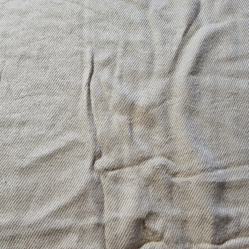 Coldwater Creek Embroidered Fringe Scarf Shawl Wrap Neutral Tan‎